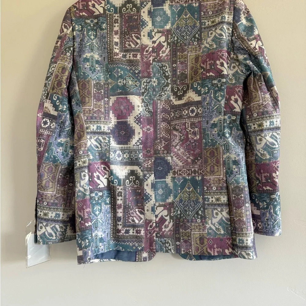 TALLIA sport coat Multicolor Patterned Blazer size SP16 nwt